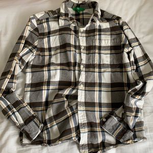 DIP flannel long sleeve shirt, MEDIUM